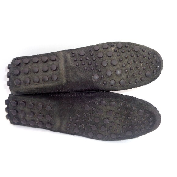 Minnetonka Womens Ankle Boots Moccasins Sz 7 Fringe Lace Up Black - Picture 9 of 9